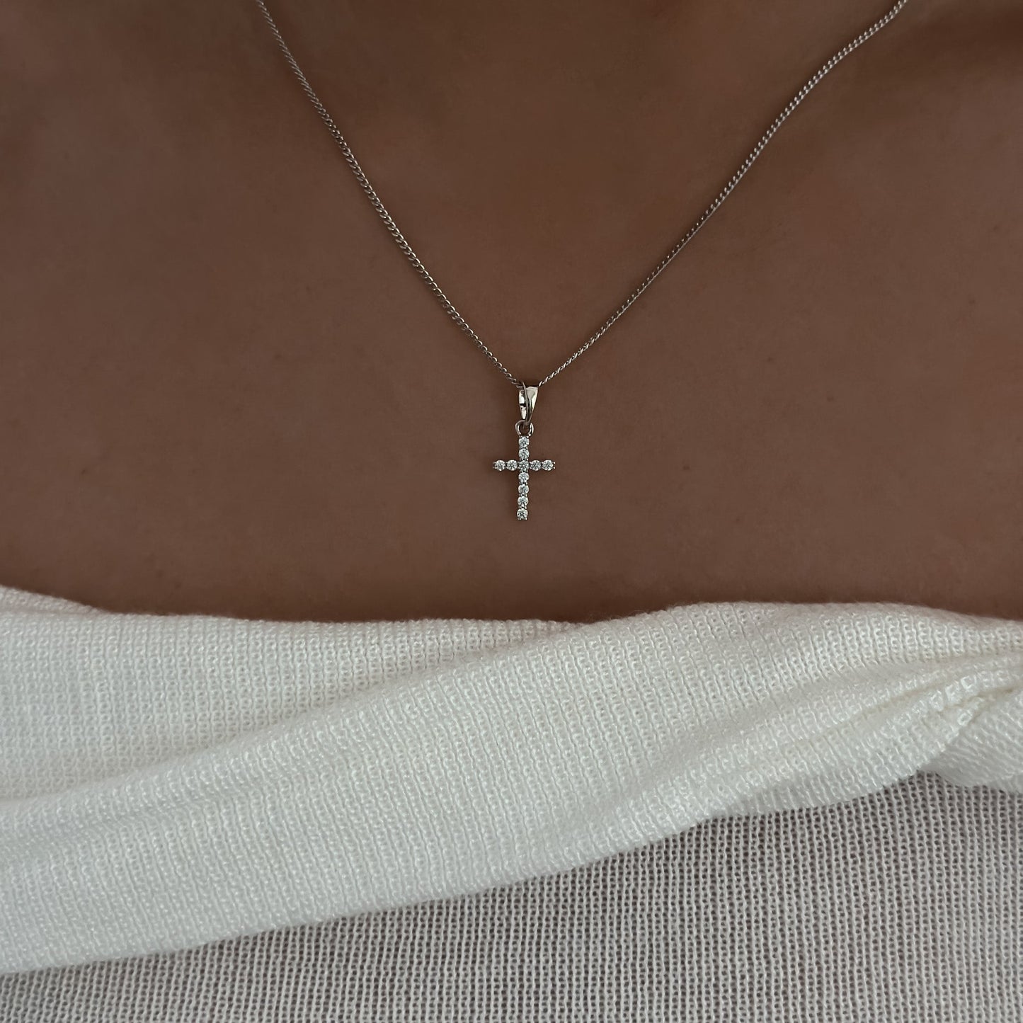 Tiny Saint Necklace [Silver]