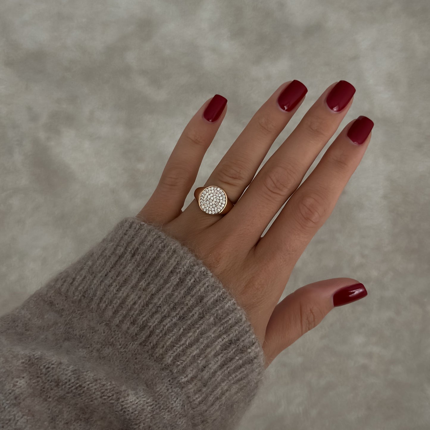 Bedazzle Signet Ring