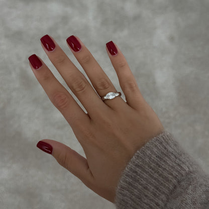 Mia Diamond Ring [Silver]