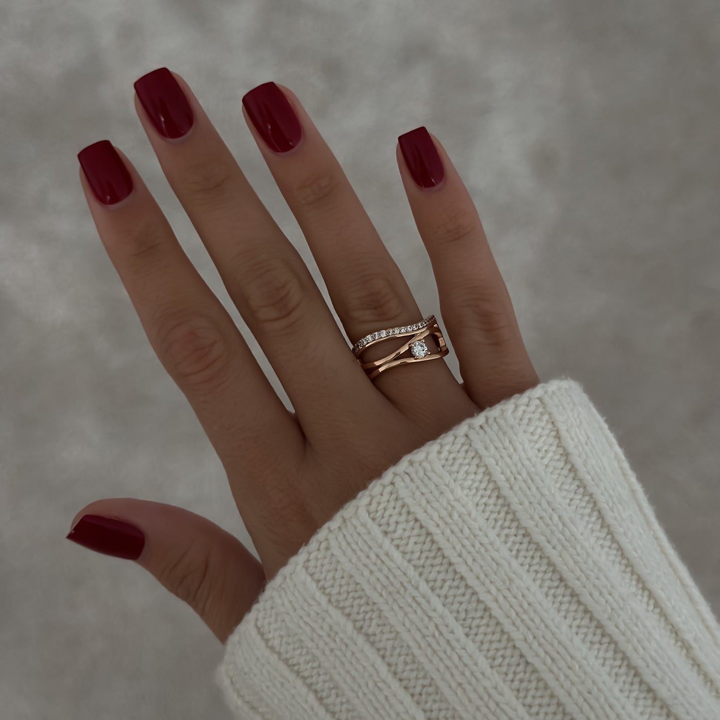 Triple Wavy Ring
