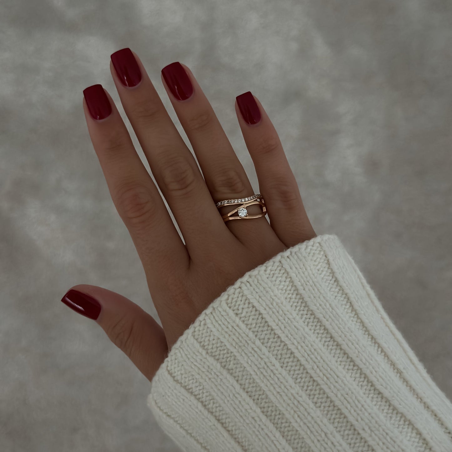 Triple Wavy Ring