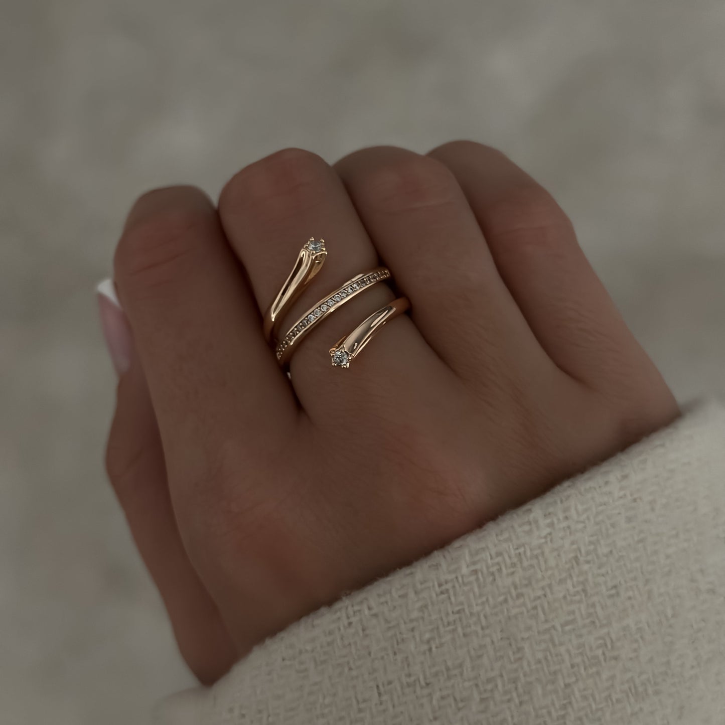 Stargaze Triple Ring
