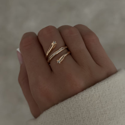 Stargaze Triple Ring