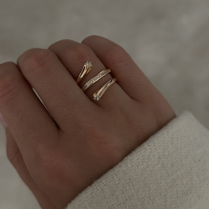 Stargaze Triple Ring