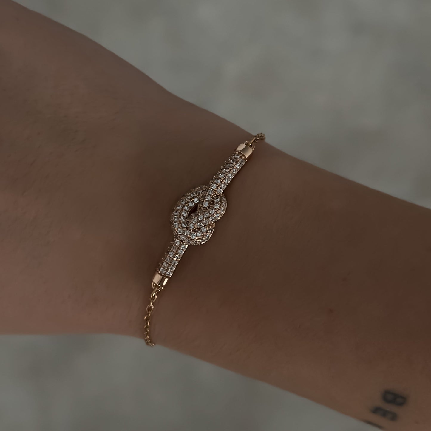 Bling Knot Bracelet