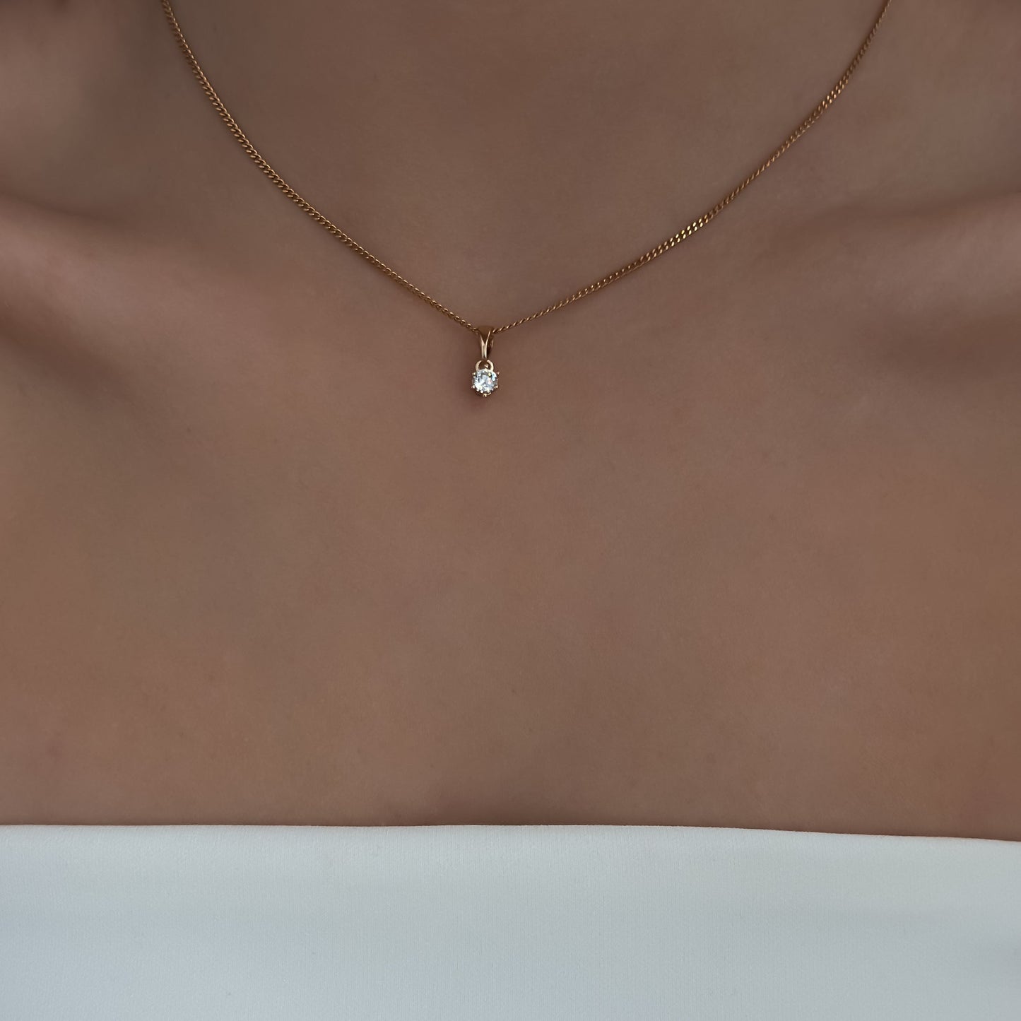 Dainty Diamond Choker