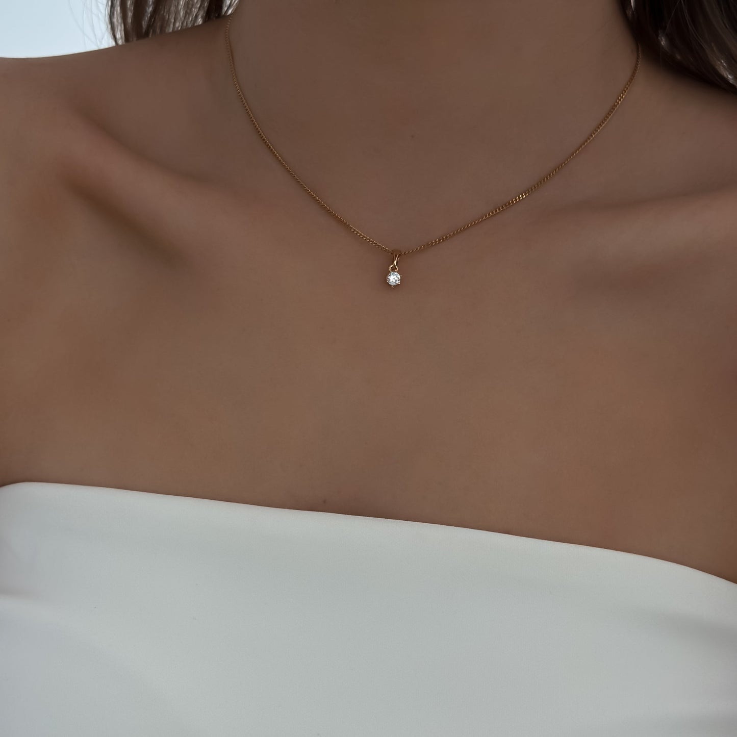 Dainty Diamond Choker