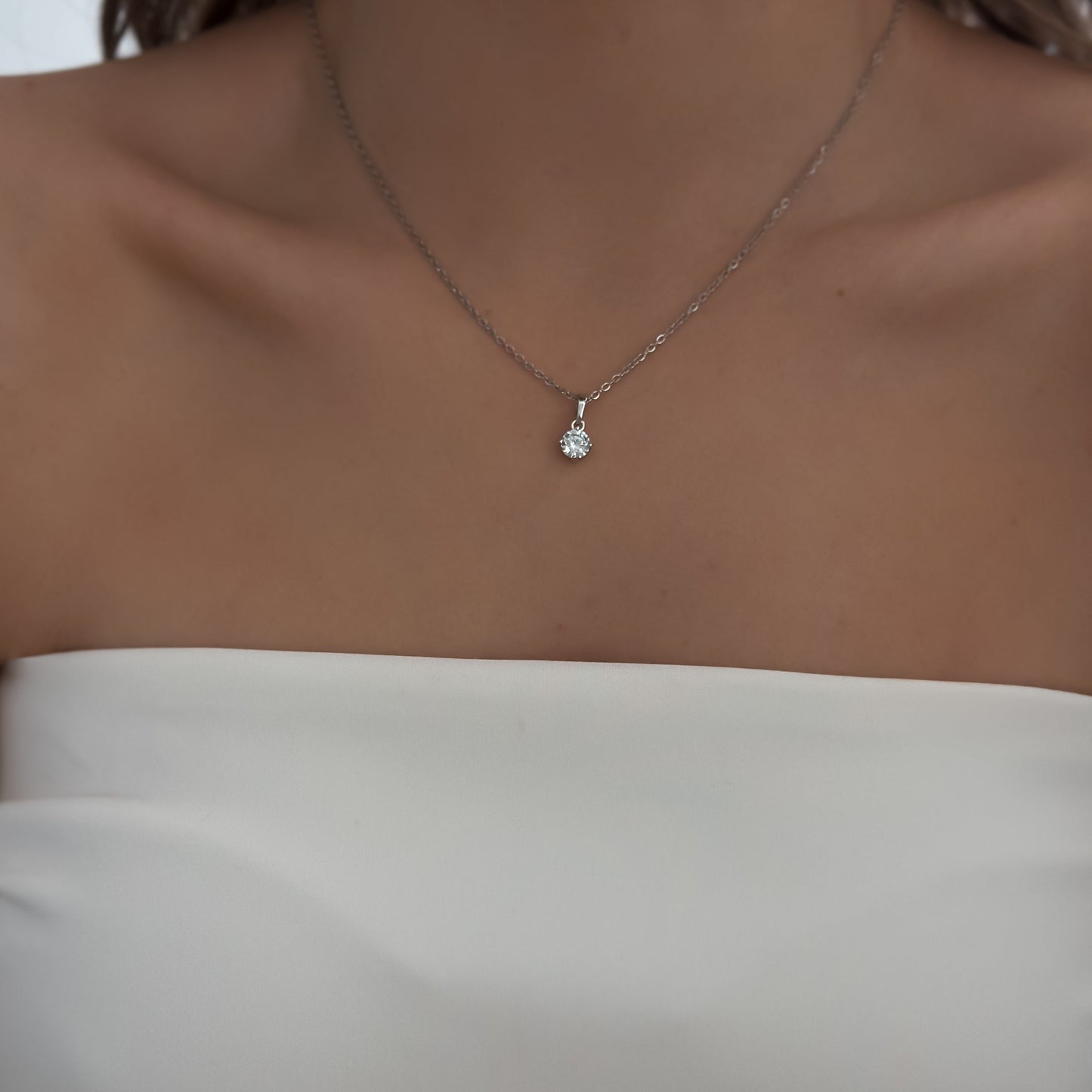 Diamond Necklace [Silver]