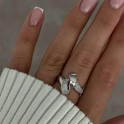 Mirra Twist Ring [Silver]