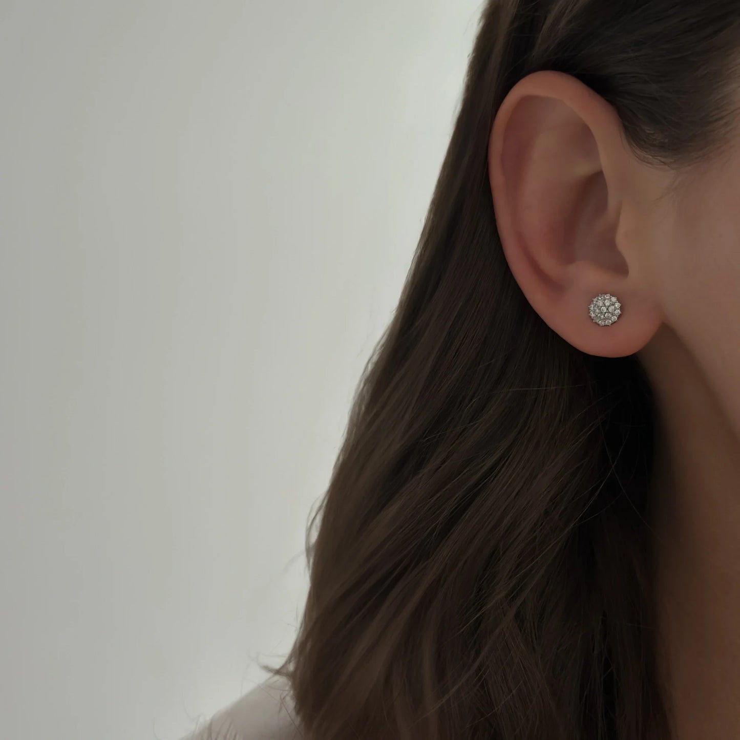 Anastasia Studs [Silver]