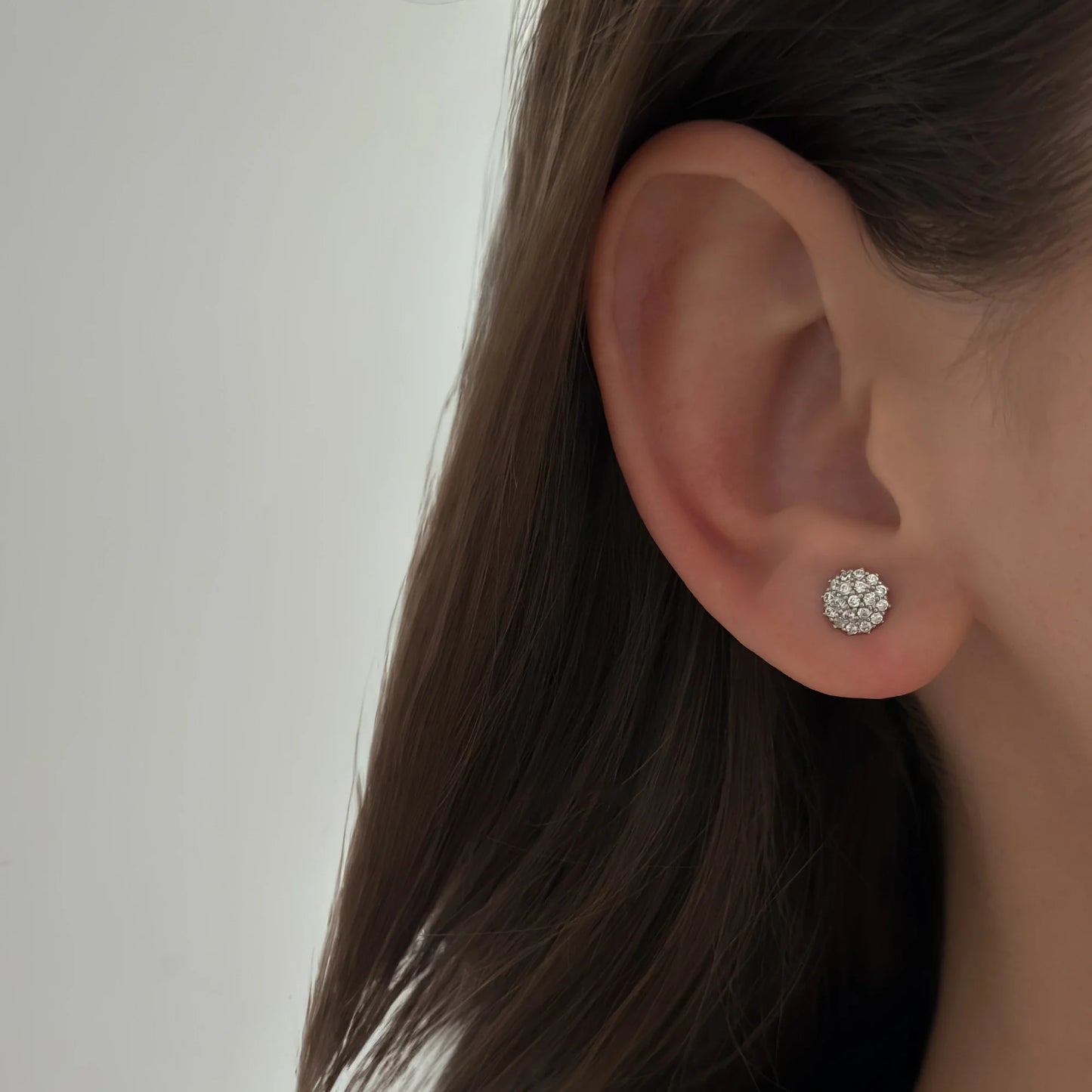 Anastasia Studs [Silver]