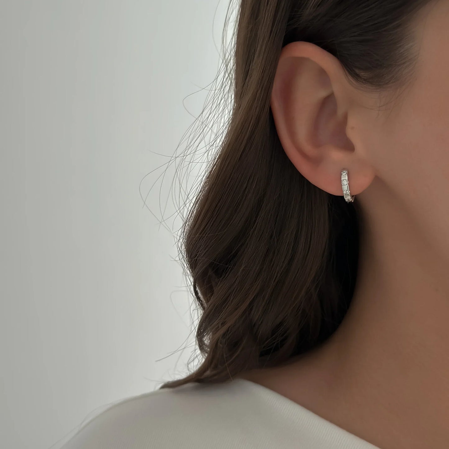 Kolczyki koła Odwaga – srebro