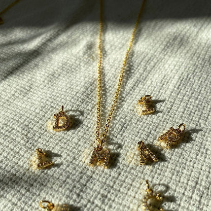 Jambi | Naszyjnik z literami, srebro 925 0,025kg 4