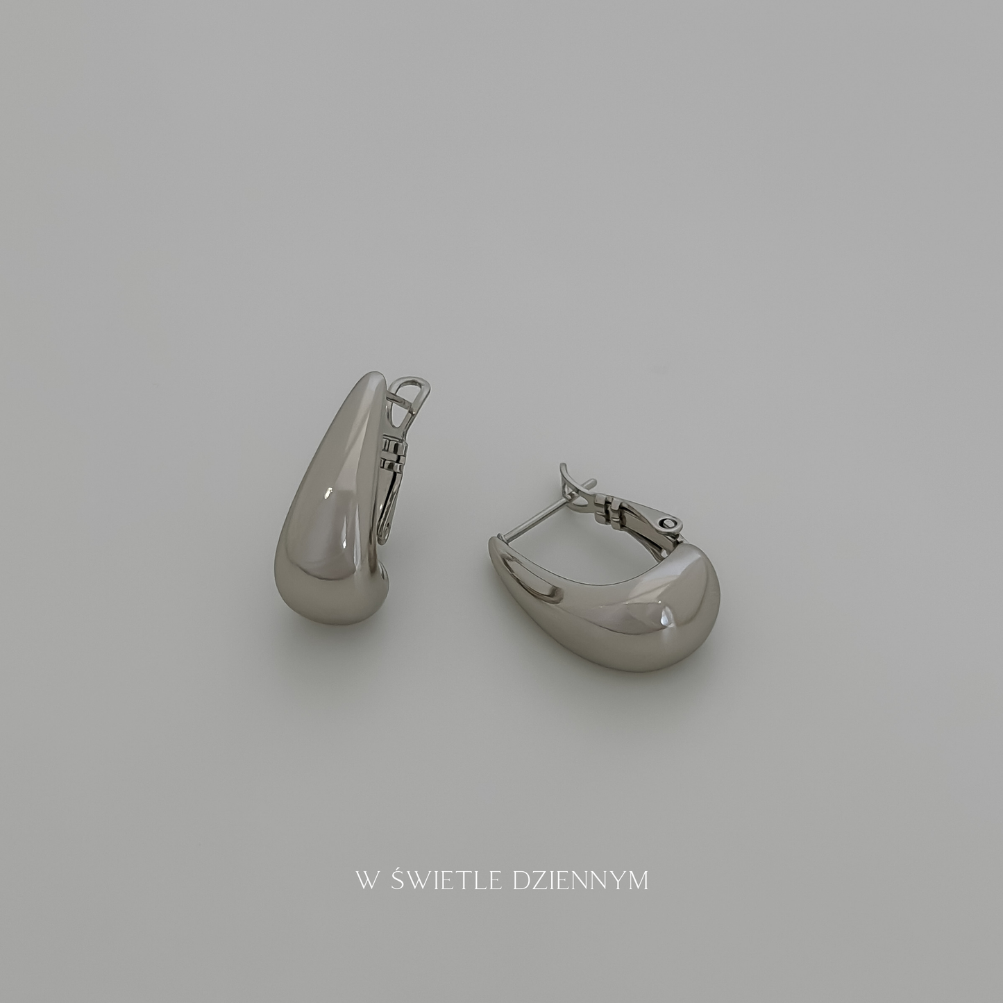 Droppy Earrings [Silver]