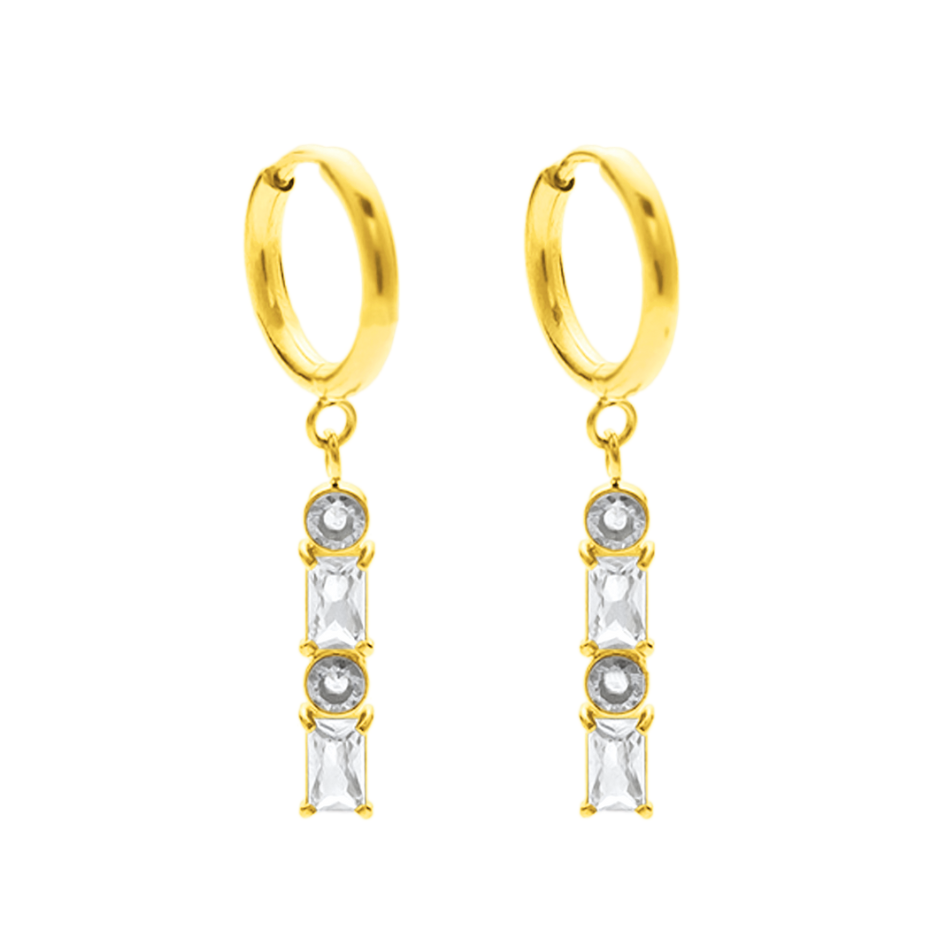 Kolczyk | Platerowany 18-karatowym złotem 0,003kg 0