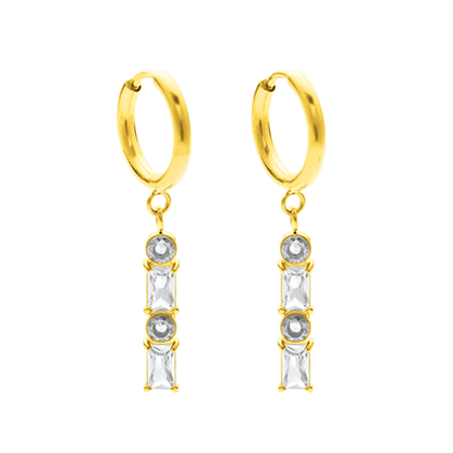 Kolczyk | Platerowany 18-karatowym złotem 0,003kg 0