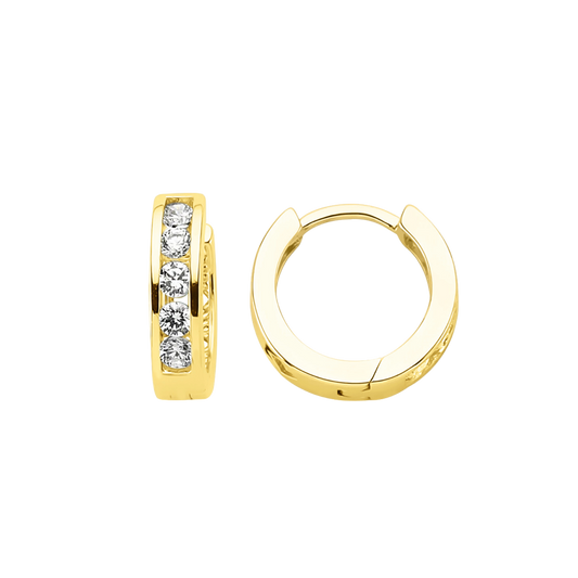 Kolczyki huggie | Srebro 925, 2.3g 0