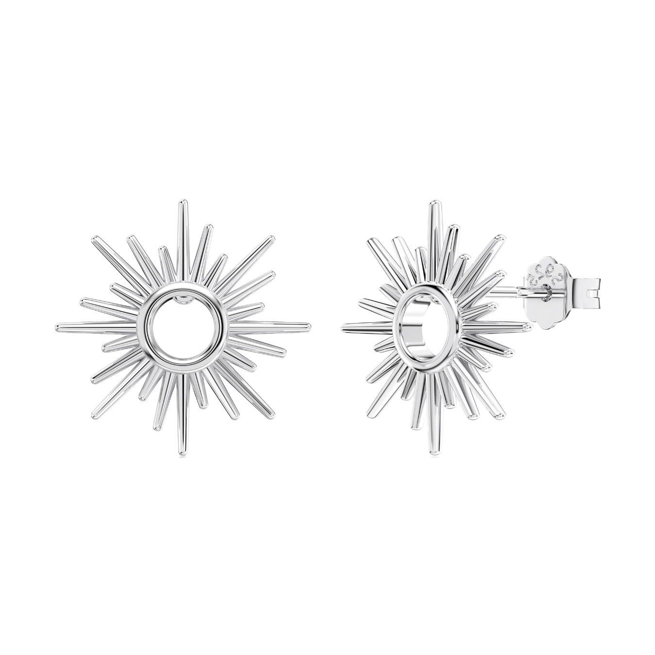 Kolczyki ze srebra 925 | Elegancki design 0.014 kg 1