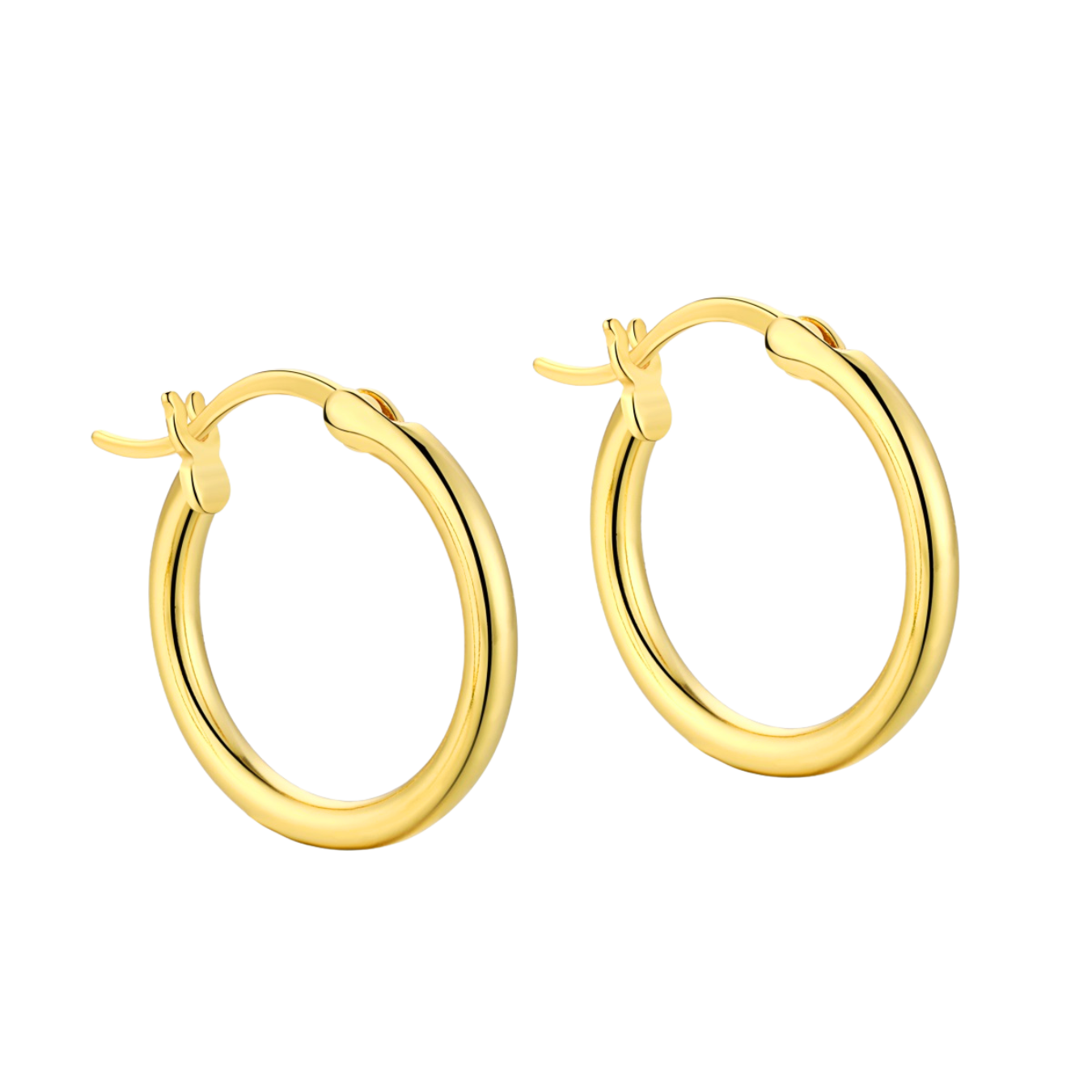 Kolczyki ze srebra 925 | Elegancki design 18mm 0