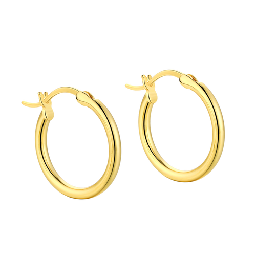 Kolczyki ze srebra 925 | Elegancki design 18mm 0