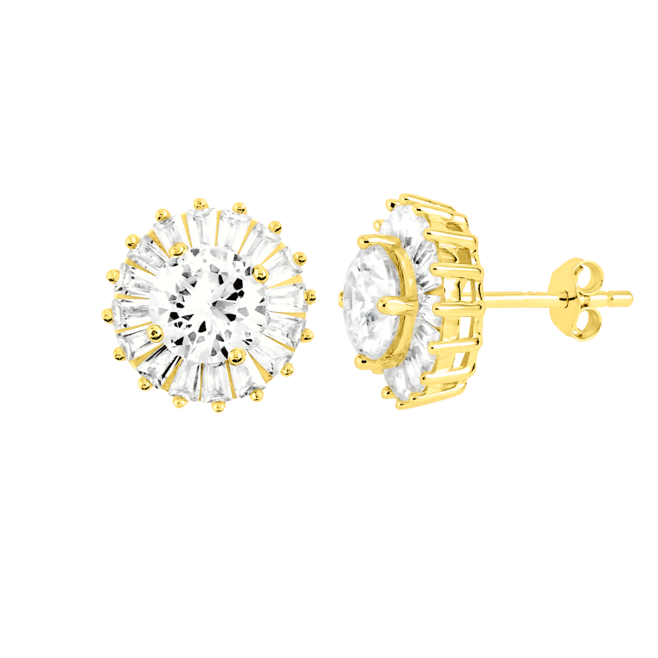 Kolczyki ze srebra 925 | Elegancki design 1,2 cm 0