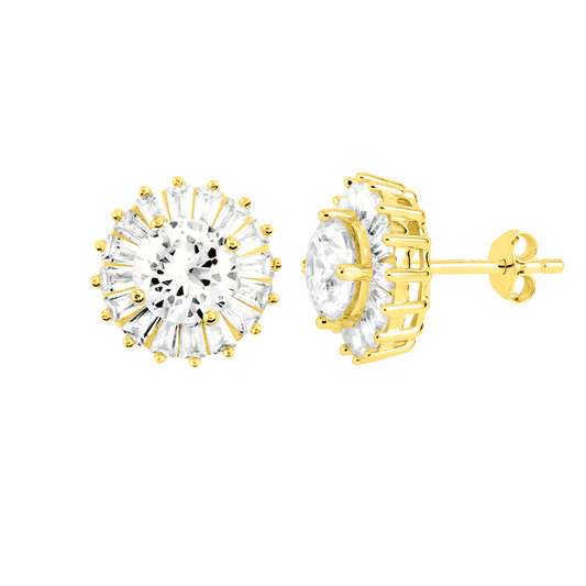 Kolczyki ze srebra 925 | Elegancki design 1,2 cm 0