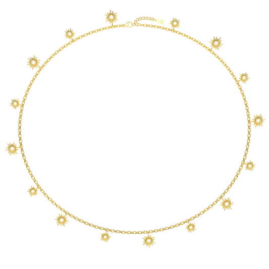 Łańcuszek Na Brzuch | Srebro 925 Z 18-Karatowym Złotem 0,01 Kg 0