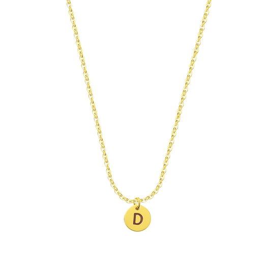 Łańcuszek płytkowy z literą | Srebro 925, 0.015 kg 0