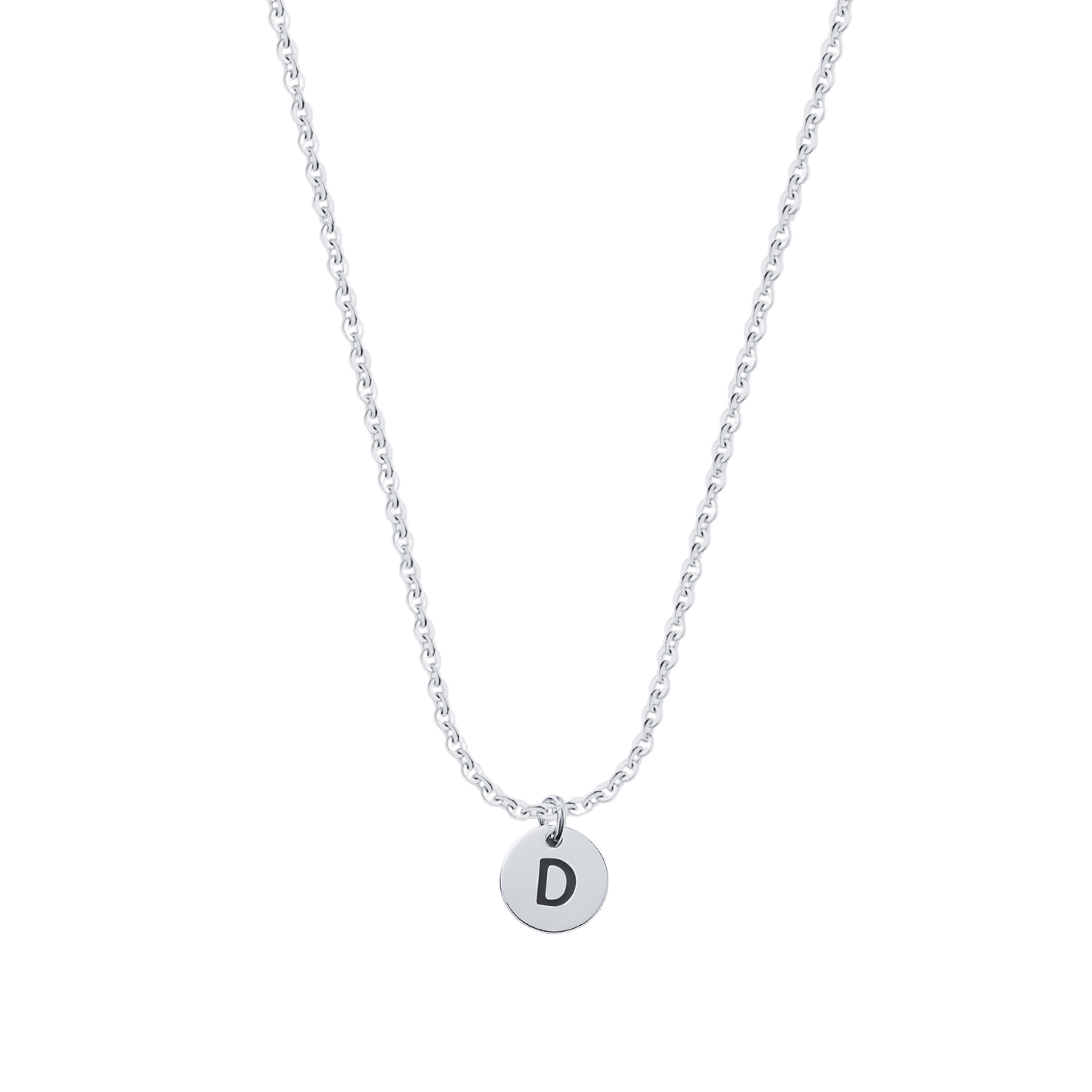 Łańcuszek płytkowy z literą | Srebro 925, 0.015 kg 1