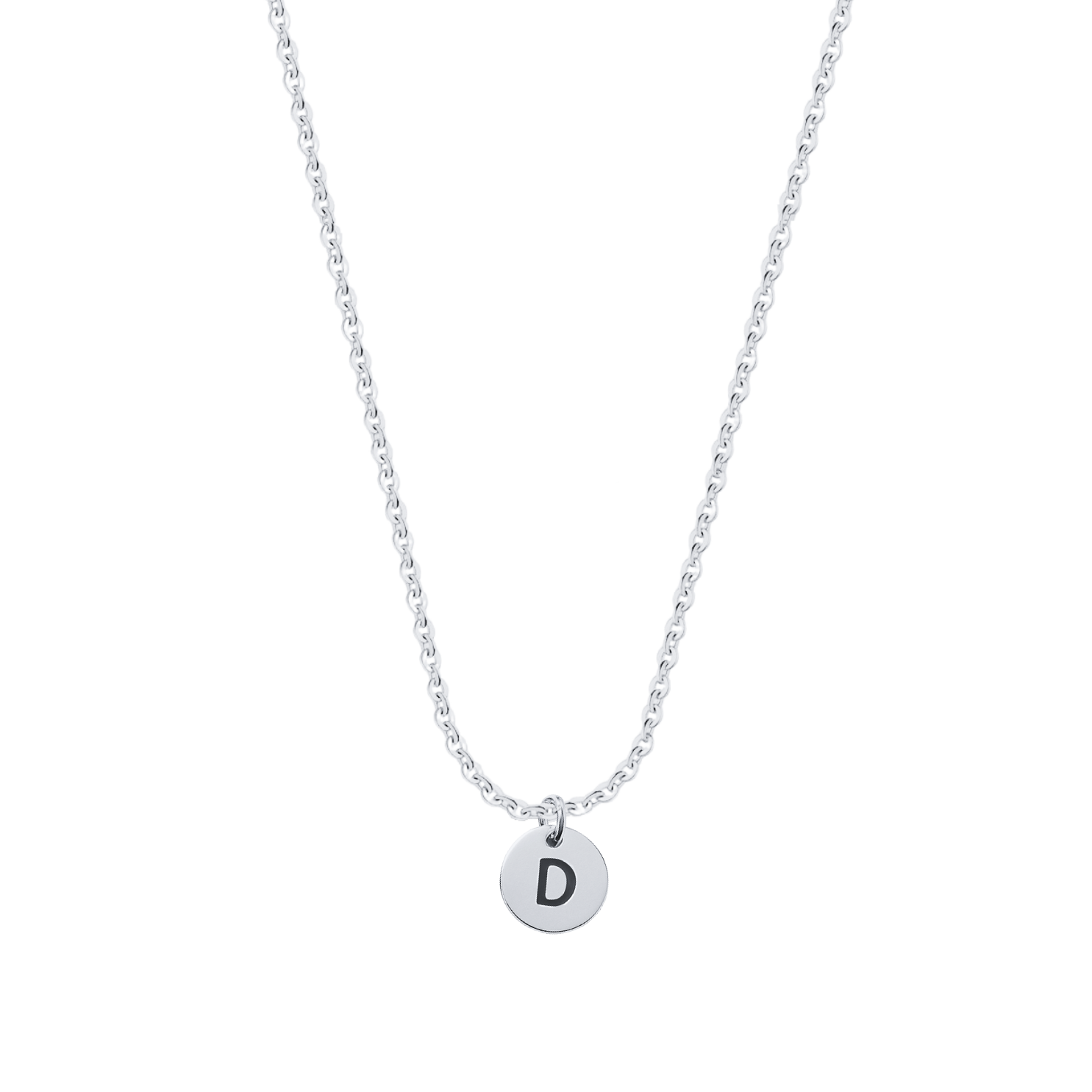 Łańcuszek płytkowy z literą | Srebro 925, 0.015 kg 1
