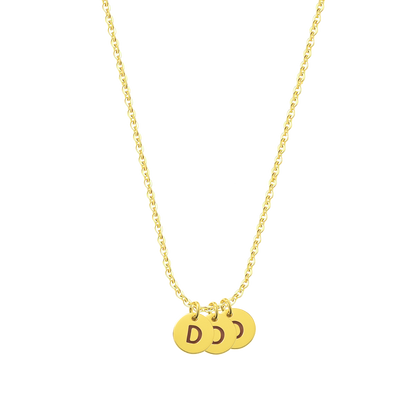 Łańcuszek płytkowy z literą | Srebro 925, 0.015 kg 4