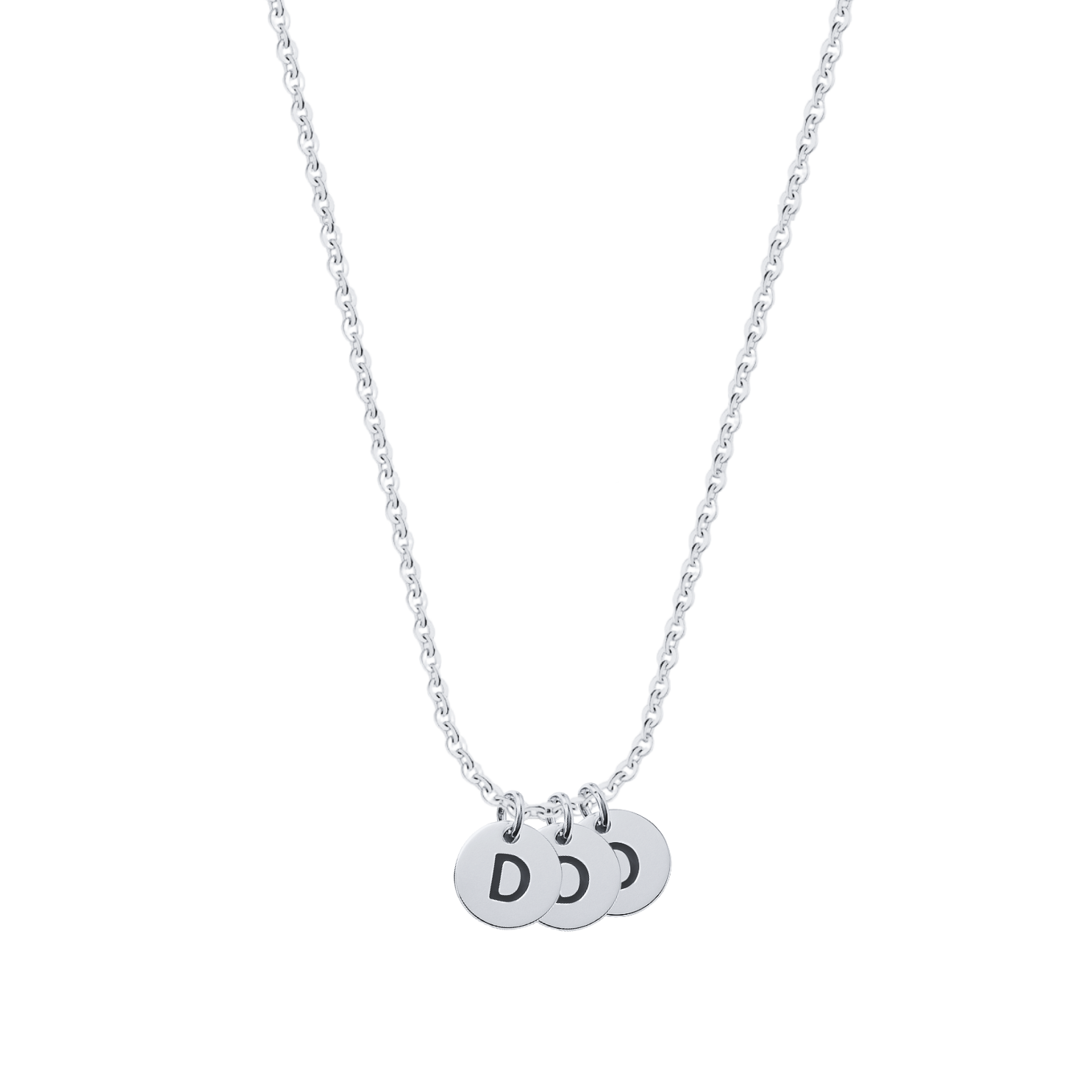 Łańcuszek płytkowy z literą | Srebro 925, 0.015 kg 5