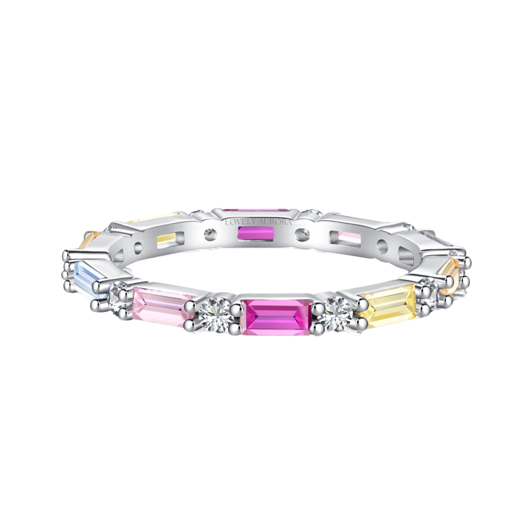 Malina Rzymska | Pierścionek ze srebra 925 i złotą powłoką 18k 1