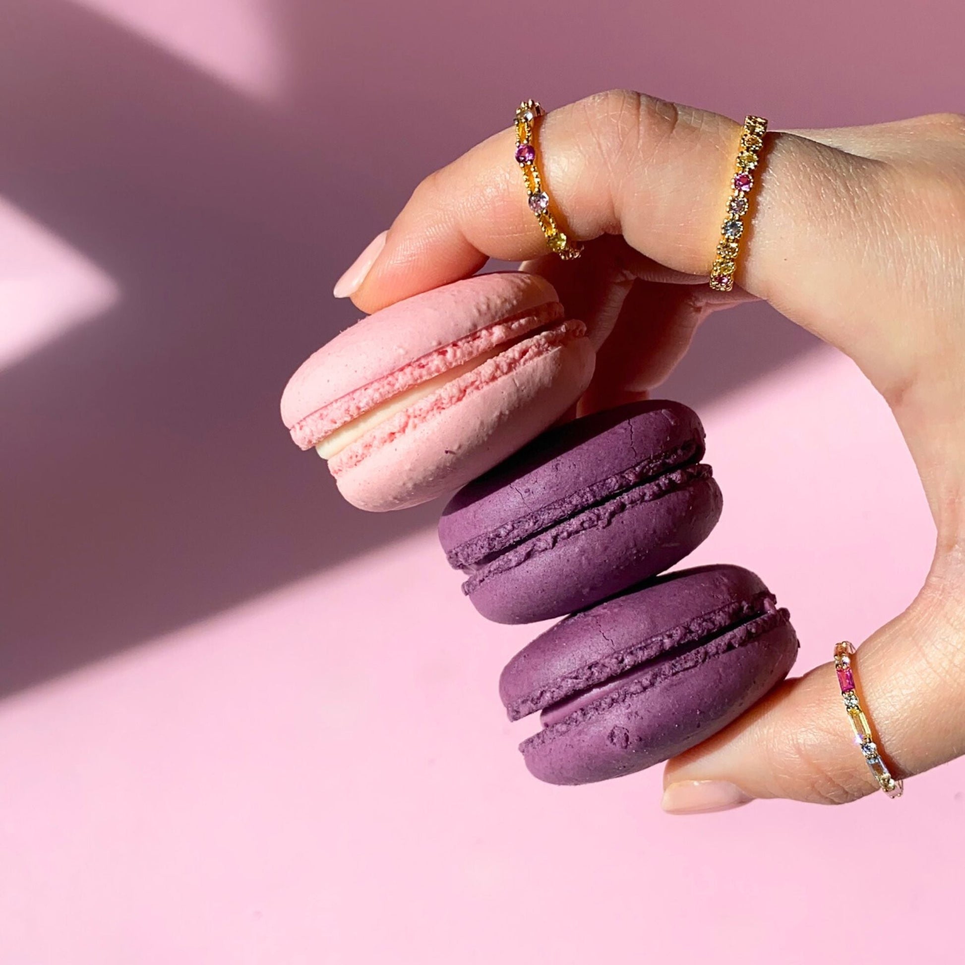 Malina Rzymska | Pierścionek ze srebra 925 i złotą powłoką 18k 4