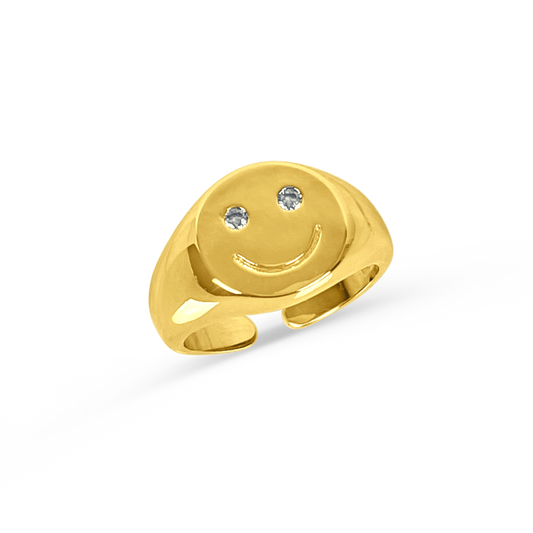 Manila | Pierścień pokryty 18-karatowym złotem 0,01 kg 0