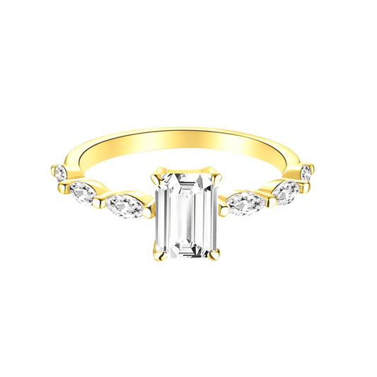 Melbourne | Pierścionek ze srebra 925 z powłoką 18K 0