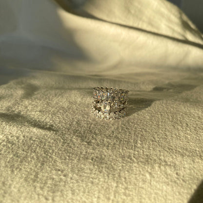 Melbourne | Pierścionek ze srebra 925 z powłoką 18K 4