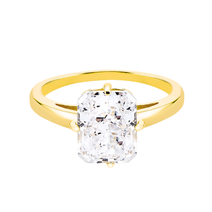 Monako | Pierścionek srebrny 925 z cyrkonią 8A 0