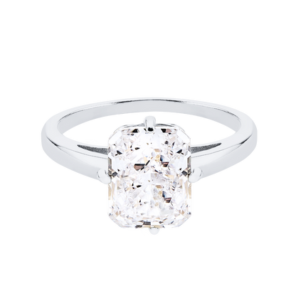 Monako | Pierścionek srebrny 925 z cyrkonią 8A 1