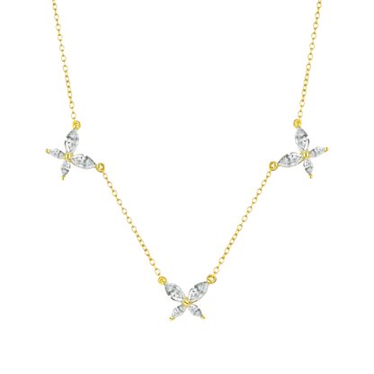 Naszyjnik Damski Motyl Srebrny 925 | Elegancki Design 0.025kg 0