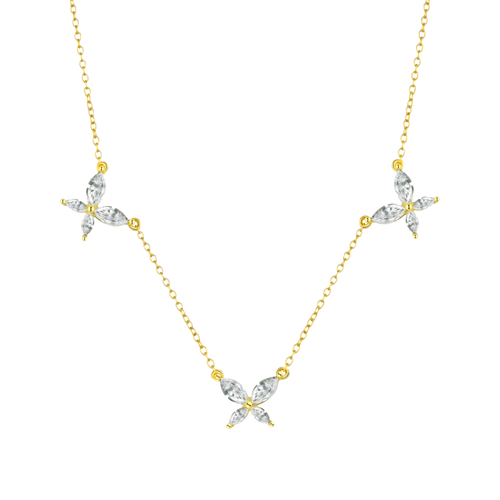 Naszyjnik Damski Motyl Srebrny 925 | Elegancki Design 0.025kg 0