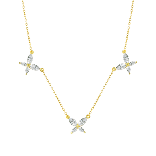 Naszyjnik Damski Motyl Srebrny 925 | Elegancki Design 0.025kg 0