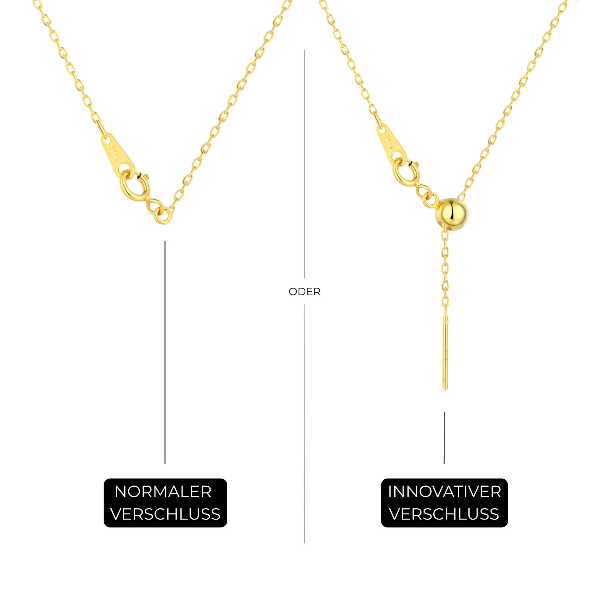 Naszyjnik Efez | Regulowany mechanizm kulkowy 0,05 kg 1