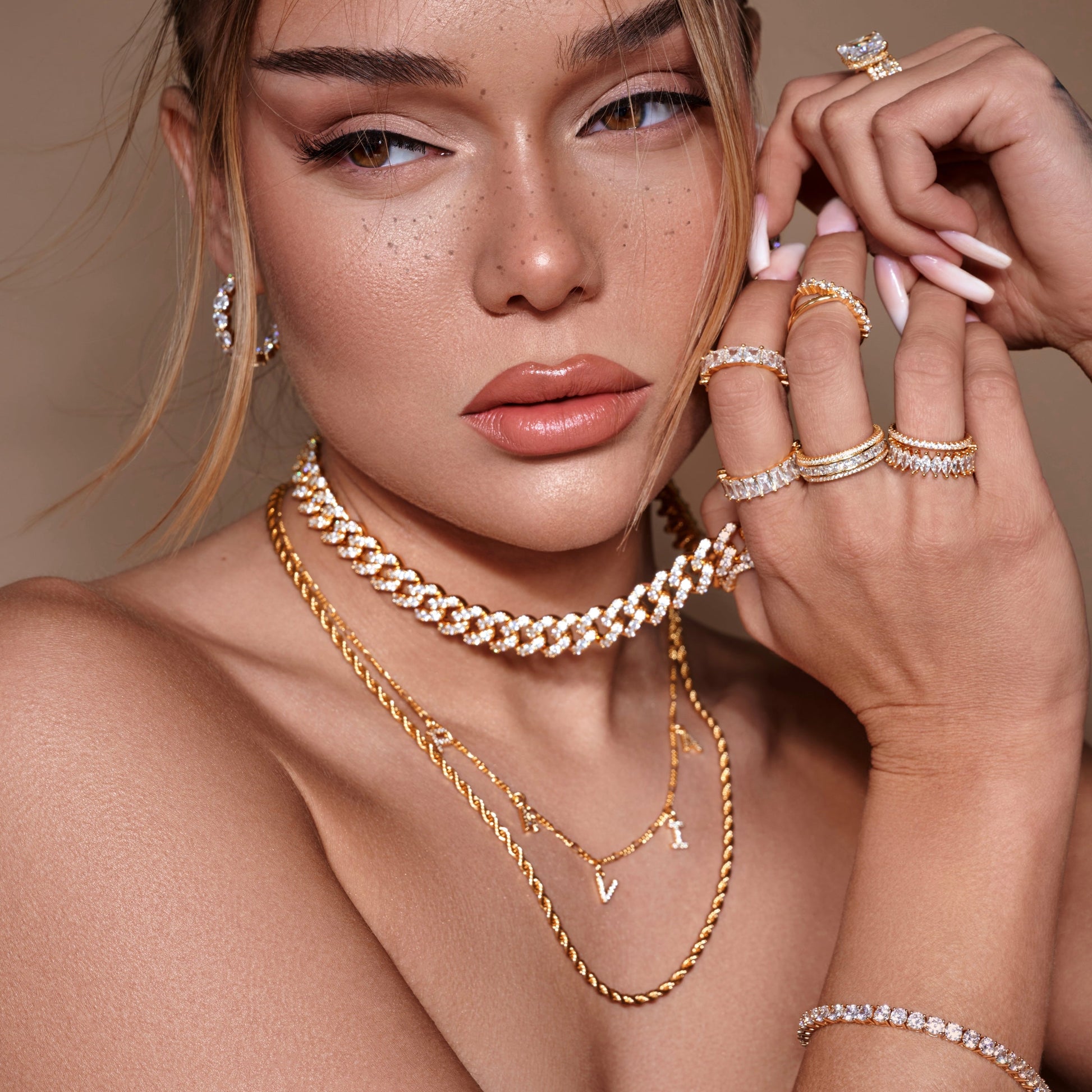 Naszyjnik Kubański | Platerowany złotem 18k 0.01kg 2