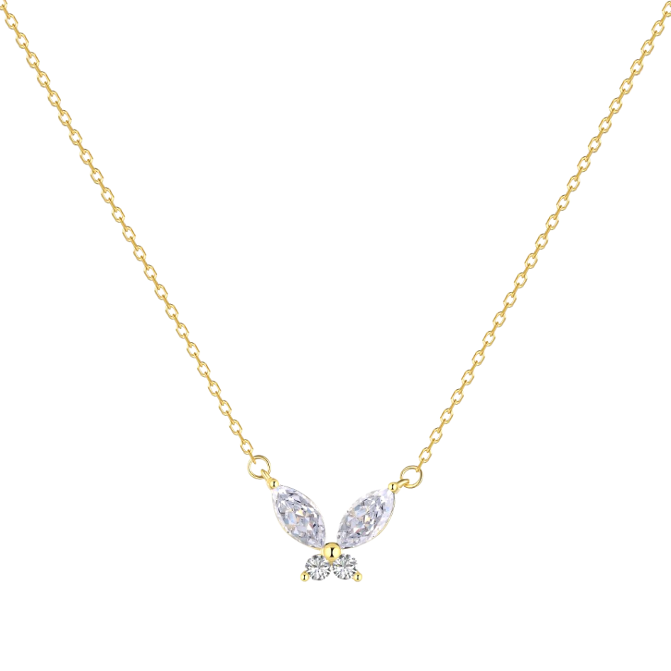 Naszyjnik motyl ze srebra 925 | Elegancki design 0.015kg 0