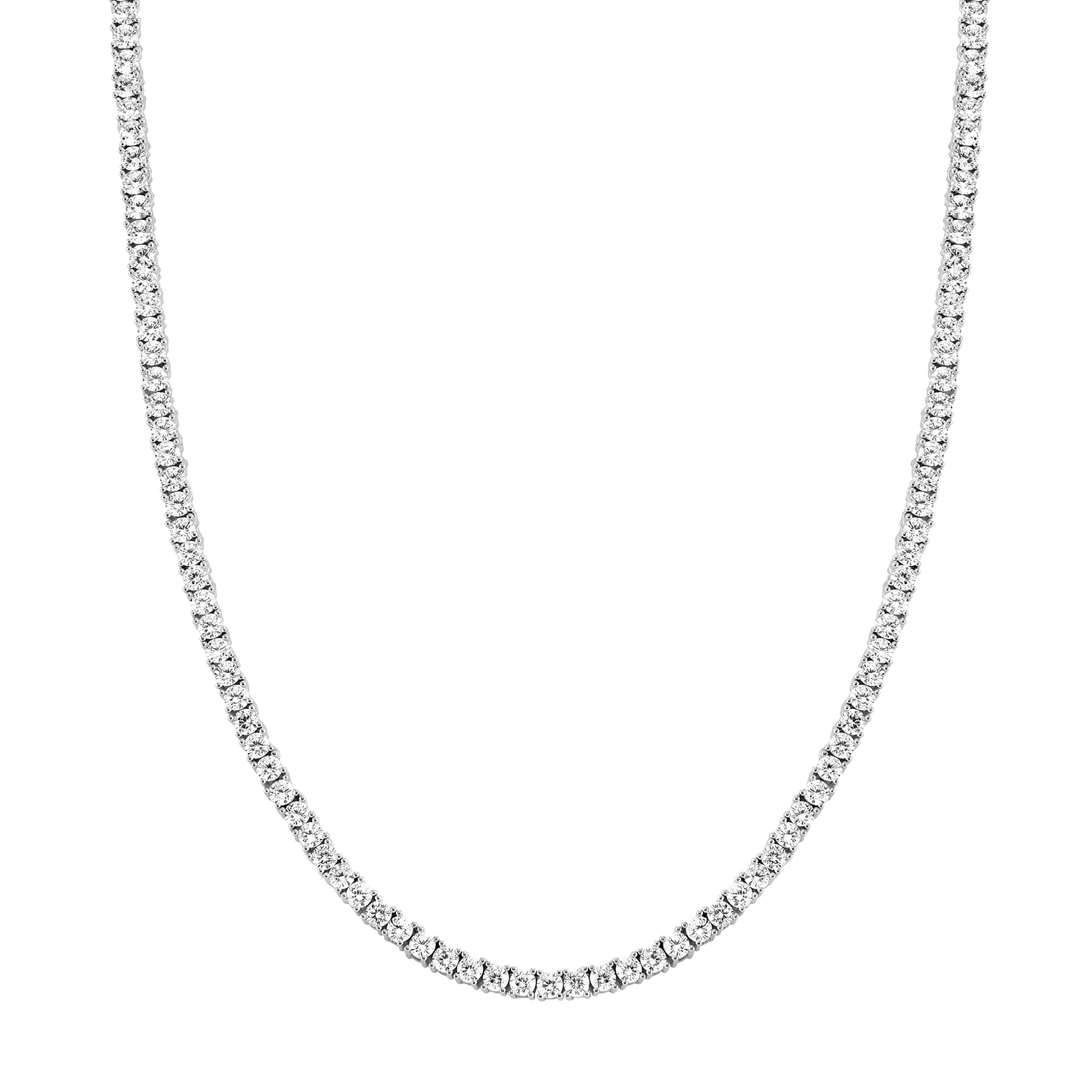 Naszyjnik tenisowy 3mm | 18-karatowe złoto 1