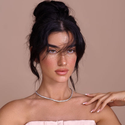 Naszyjnik tenisowy 3mm | 18-karatowe złoto 3