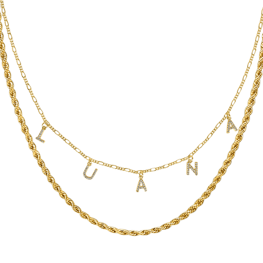 Naszyjnik z imieniem 925 srebro | Elegancki design 40-55 cm 0