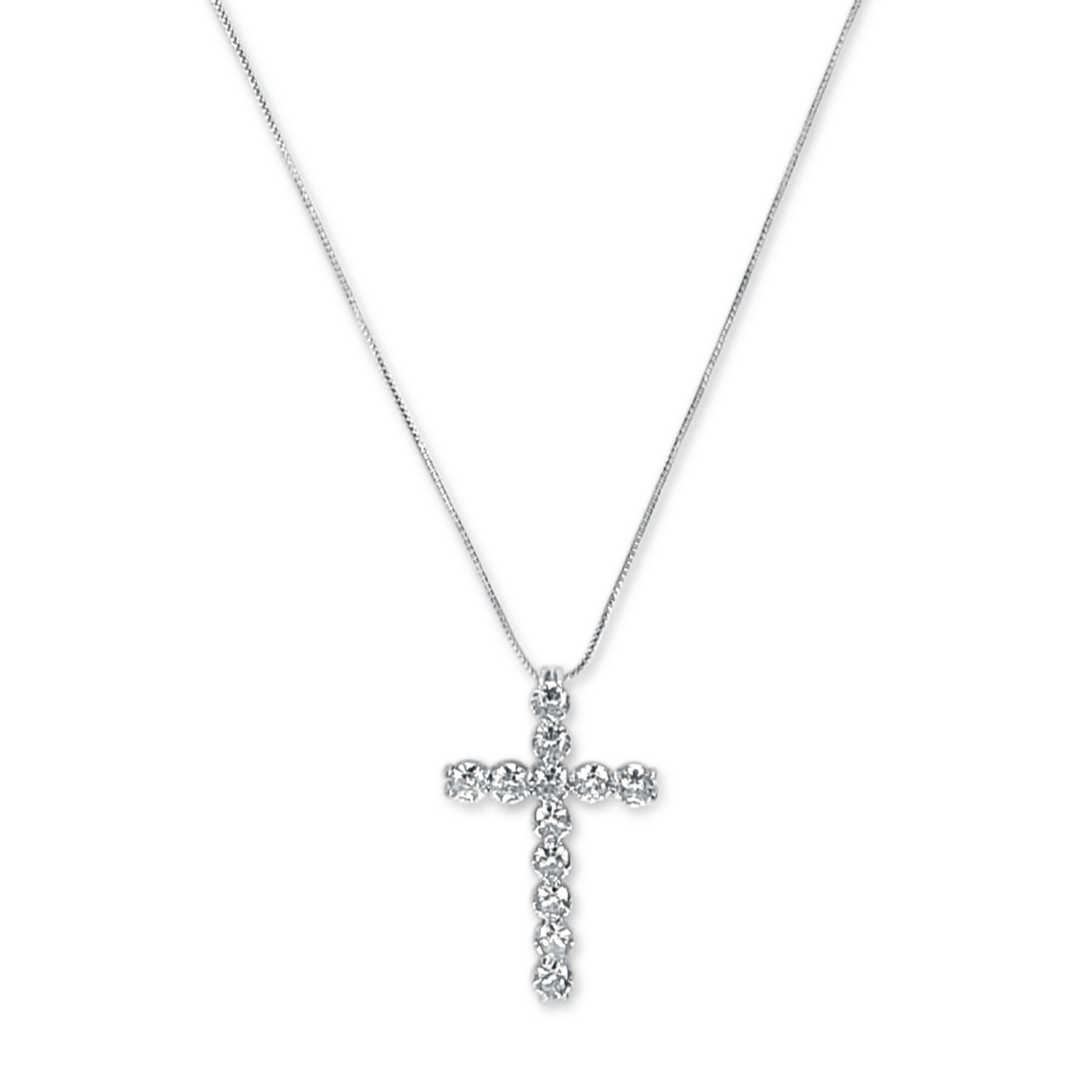 Naszyjnik z krzyżem | Platerowany złotem 18-karatowym 1