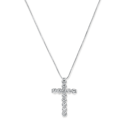 Naszyjnik z krzyżem | Platerowany złotem 18-karatowym 1